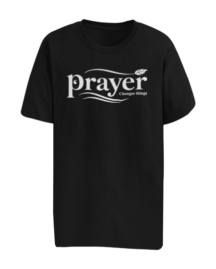 Prayer Changes things Black T-Shirt
